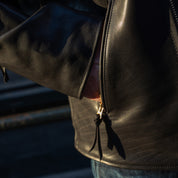 SB-D-RIDER-JH-BLK - Simmons Bilt D-Rider Jacket - Japanese Horsehide