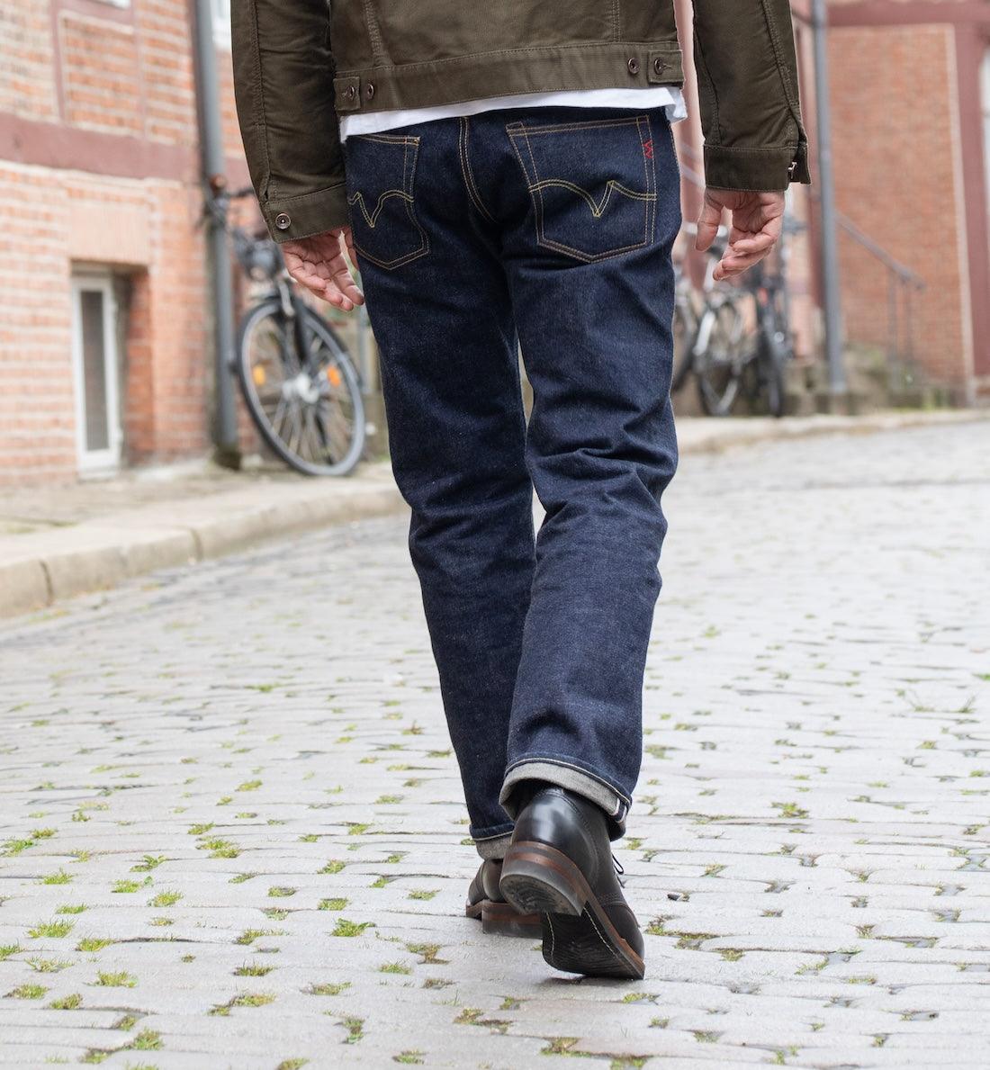 IH-634S-18 - 18oz Vintage Selvedge Denim Straight Cut Jeans