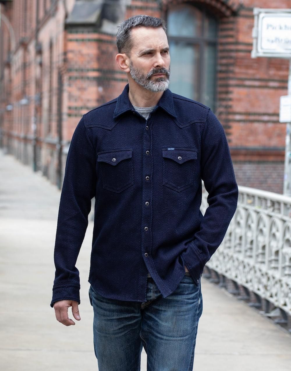 Kersey Western Shirt - Indigo