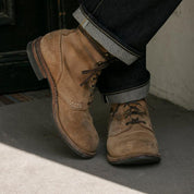 Image showing the WE-BE207269-ROB - Wesco Custom Jobmaster - Roughout Burlap which is a Boots described by the following info Boots, Footwear, Wesco and sold on the IRON HEART GERMANY online store