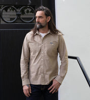 10oz Selvedge Chambray Work Shirt - Khaki