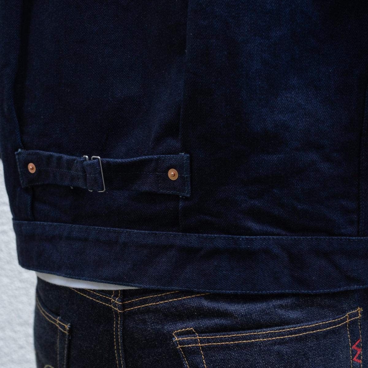 19oz Selvedge Denim Type I Jacket - Indigo/Grey