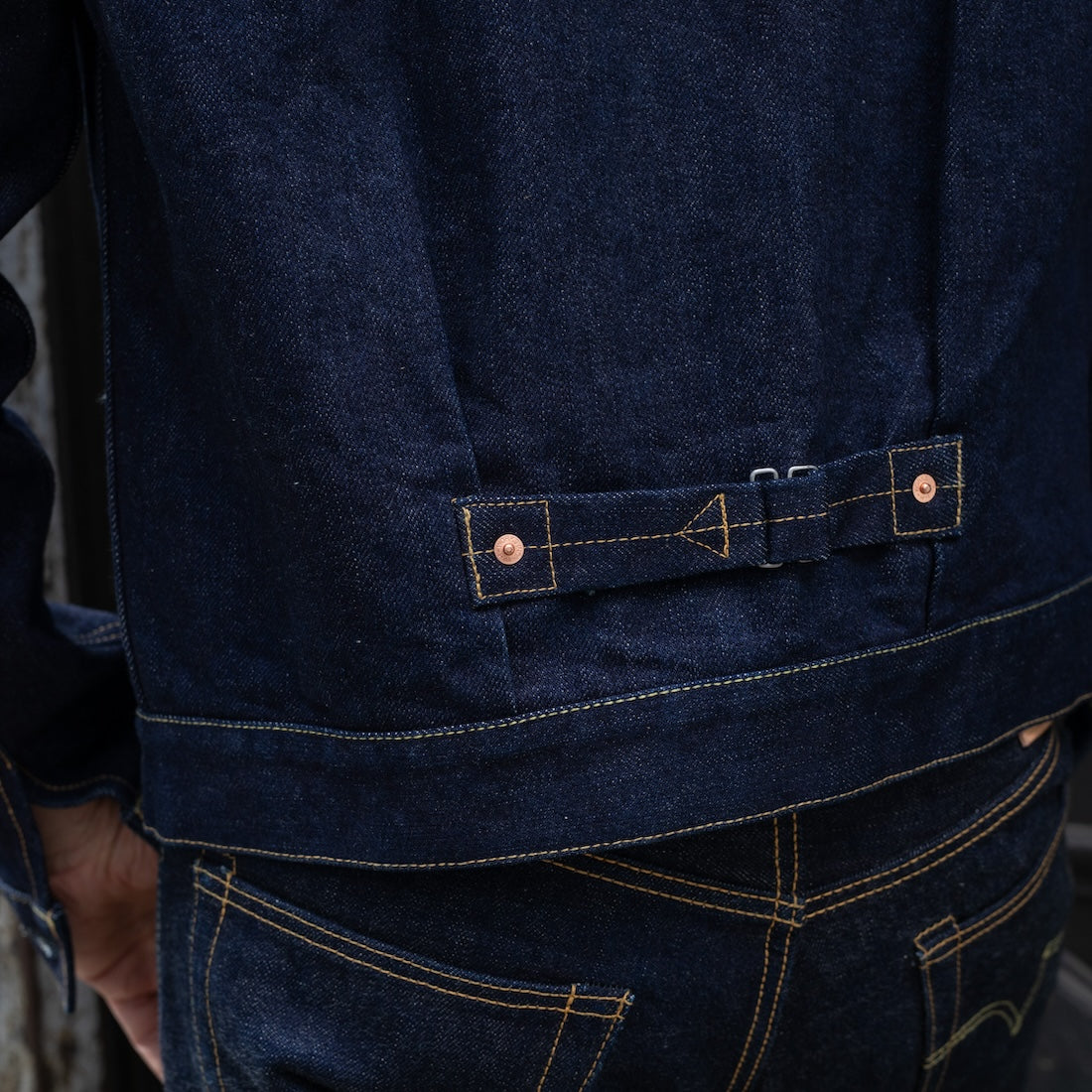 IHJ-139-IND - 19oz Selvedge Denim Type II Jacket - Indigo