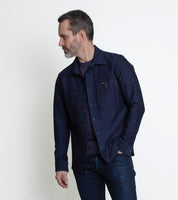 21 oz Sashiko Work Shirt - Indigo