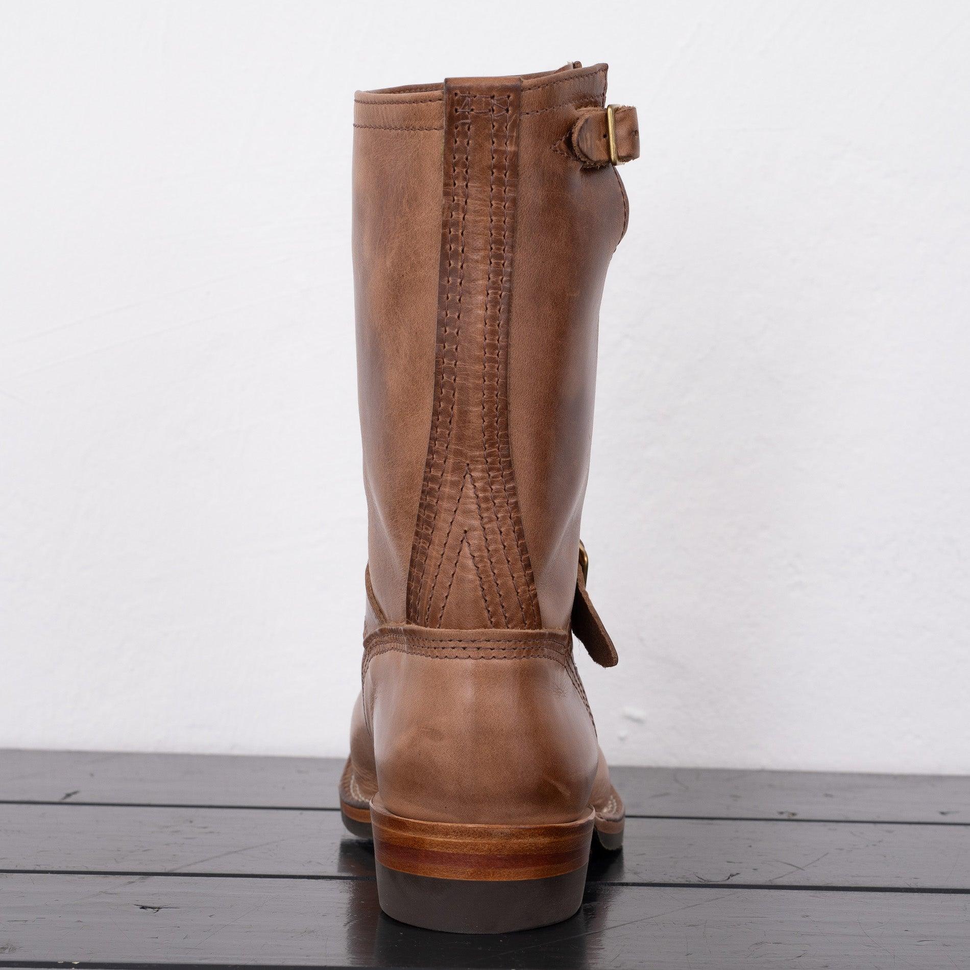 Image showing the WE-7600NATCXL-NAT - WESCO "Mister Lou" Engineer - Natural which is a Boots described by the following info Boots, Footwear, Released, Wesco and sold on the IRON HEART GERMANY online store