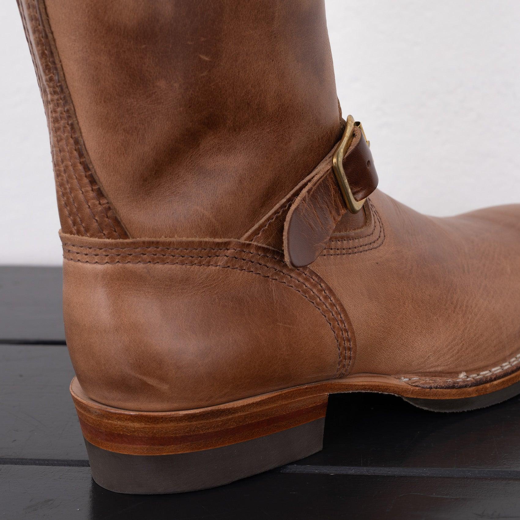 Image showing the WE-7600NATCXL-NAT - WESCO "Mister Lou" Engineer - Natural which is a Boots described by the following info Boots, Footwear, Released, Wesco and sold on the IRON HEART GERMANY online store