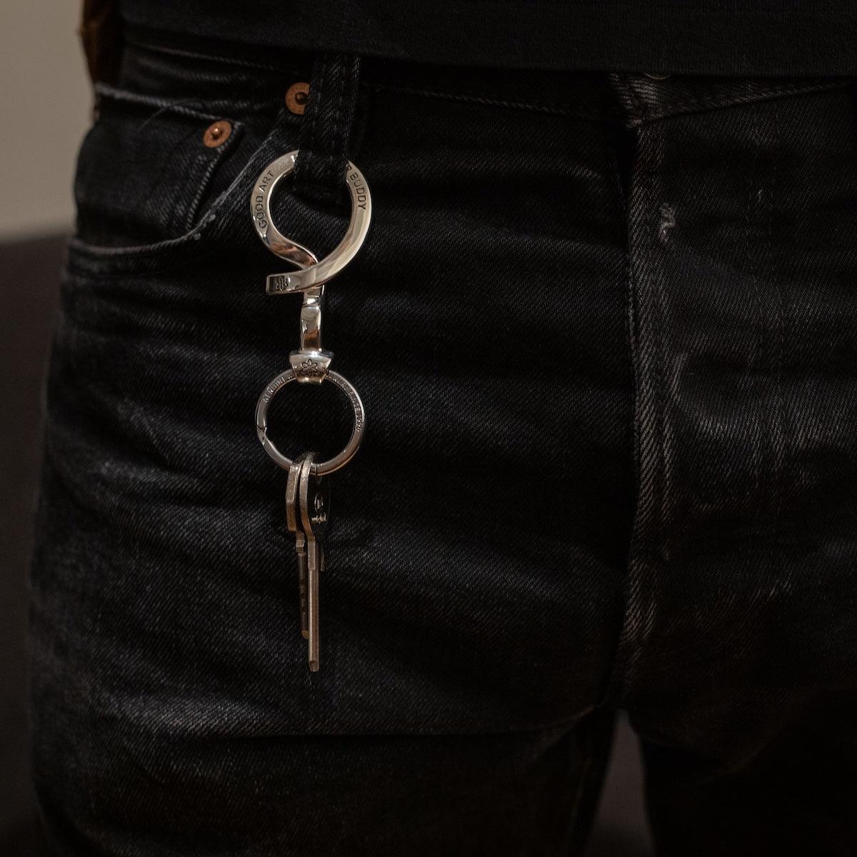 GA-BLB-SIL - GOOD ART HLYWD Belt Loop Buddy - Sterling Silver