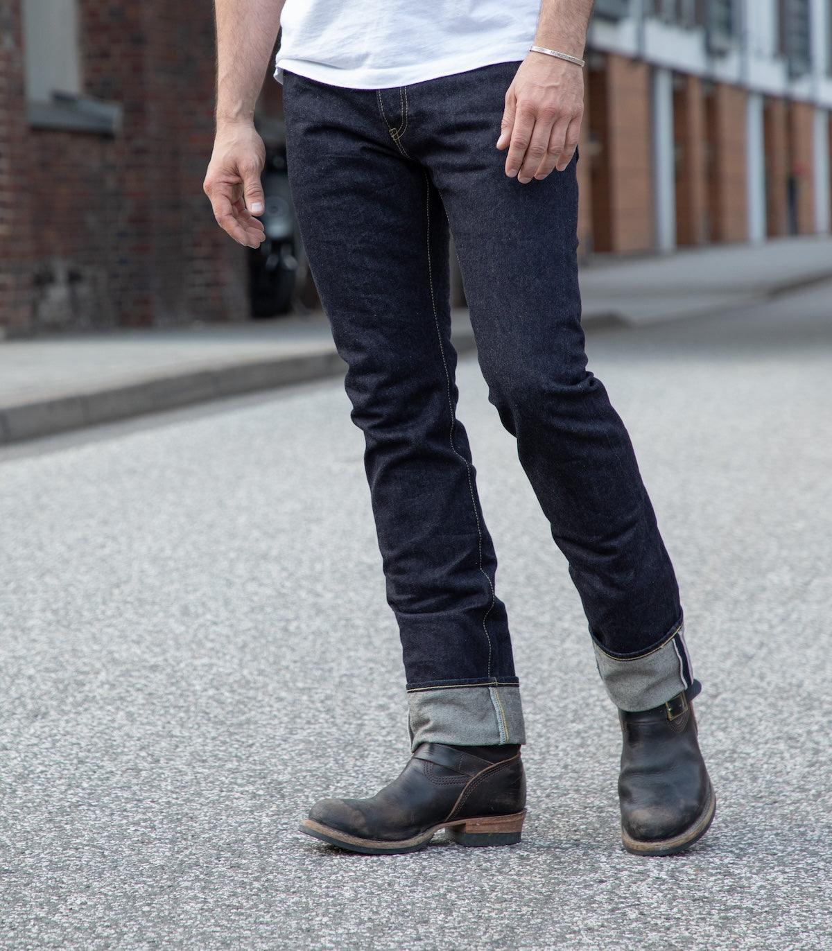 14oz Selvedge Denim Super Slim Cut Jeans - Indigo