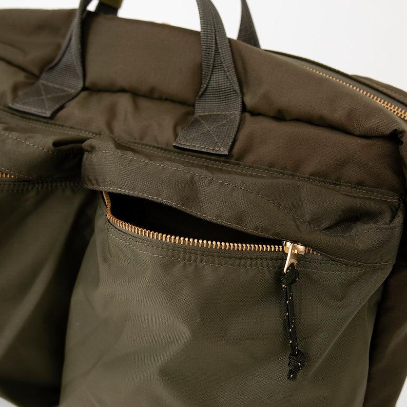 Valigetta Yoshida Porter 855-07594 FORCE 3 Vie – Grigio Oliva, Nylon, Made In Japan, Nuova - Foto 2