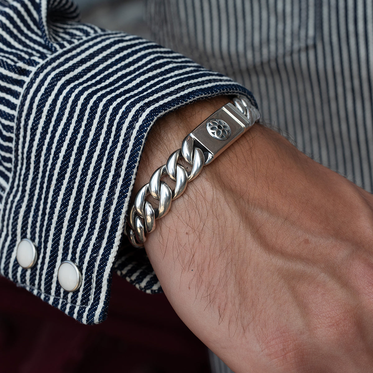Good Art HLYWD GARG28L：Model 28 Large GA-B-T-BRACELET-2A - GOOD ART HLYWD B & T Bracelet 2A - Sterling