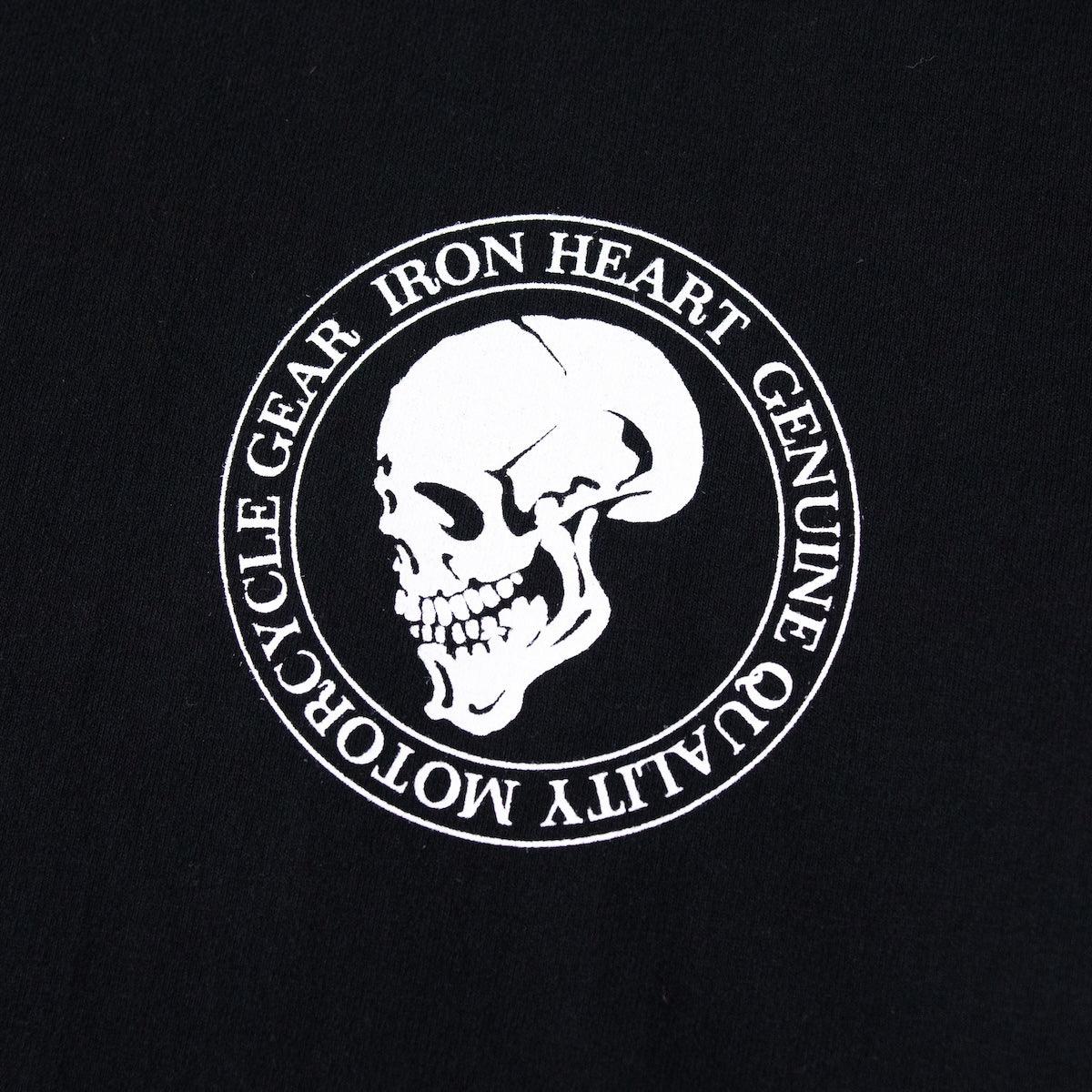 Iron Heart Hamburg 7.5oz Loopwheel Crew Neck T-Shirt - Black