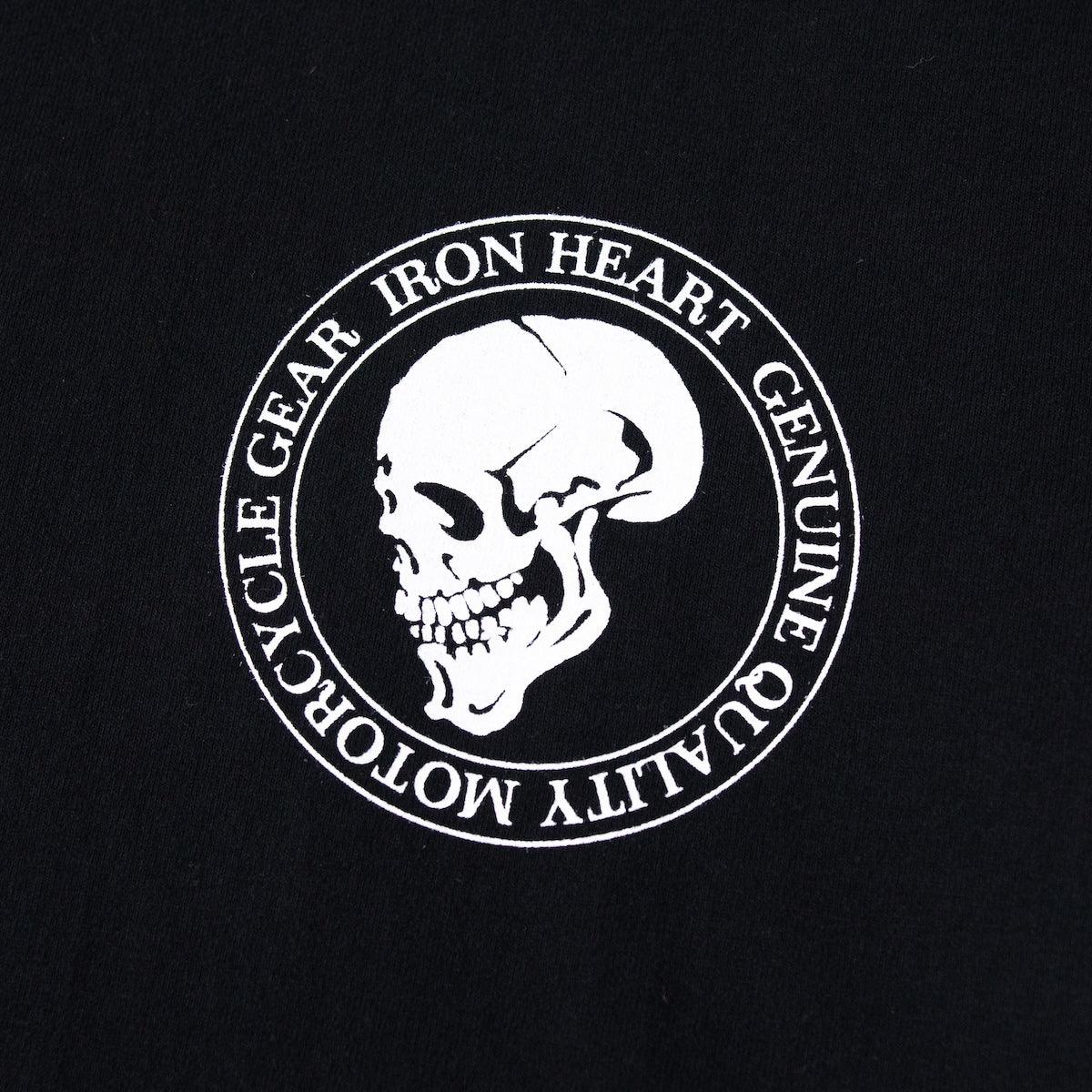 IHT-IHG-6-BLK - Iron Heart Hamburg 7.5oz Loopwheel Crew Neck T