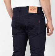 Image showing the IH-777S-14ii - 14oz Selvedge Denim Slim Tapered Cut Jeans - Indigo/Indigo which is a Jeans described by the following info 777, Bottoms, Iron Heart, Jeans, Released and sold on the IRON HEART GERMANY online store