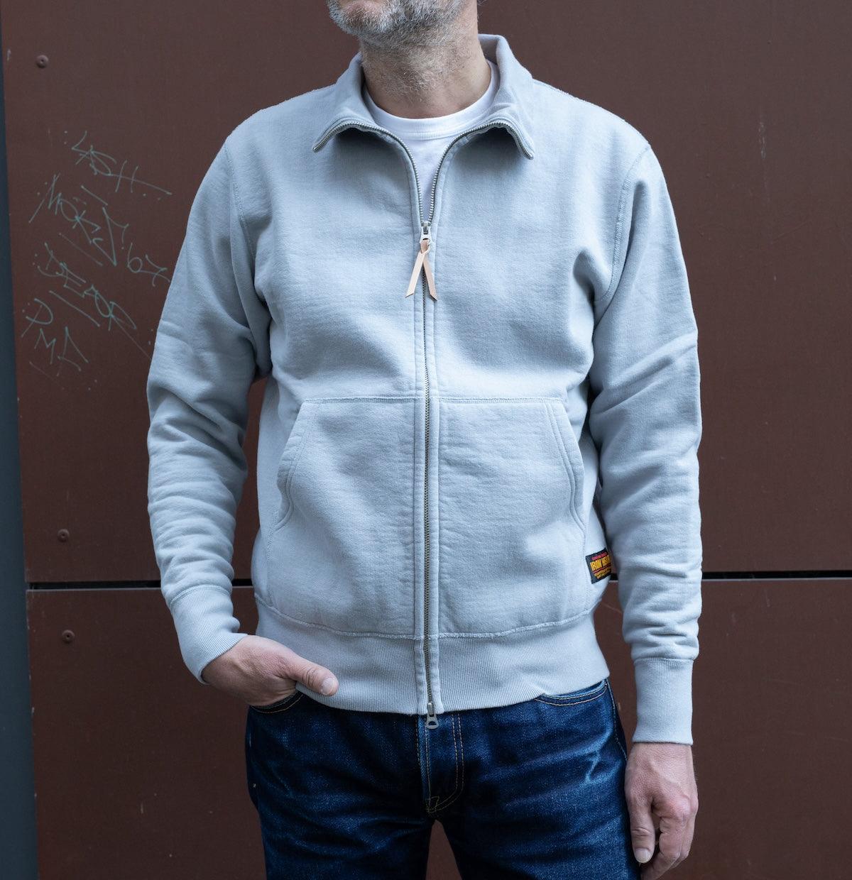 IHSW-11-GRY - 14oz Ultra Heavyweight Loopwheel Cotton Zip Up