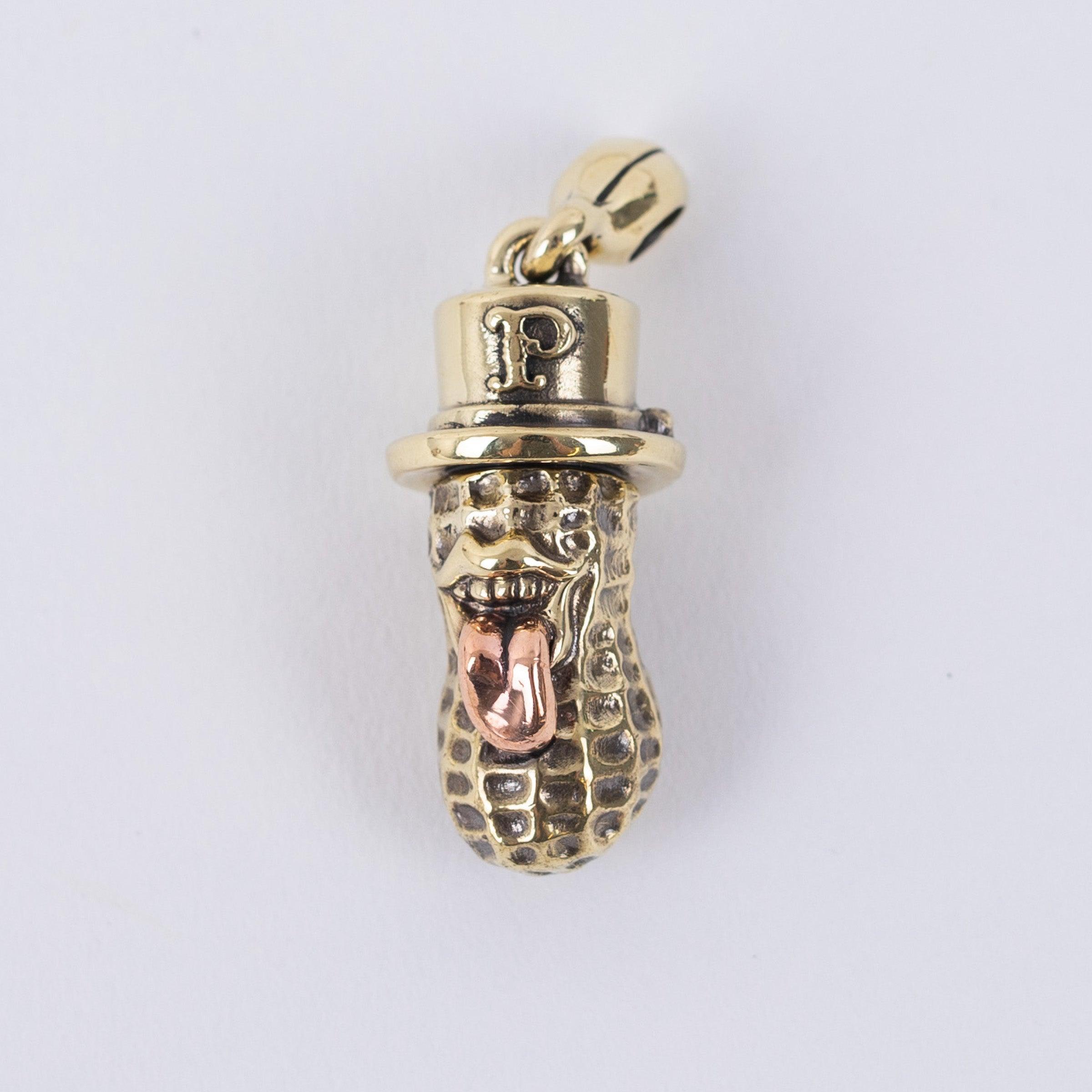 小物 LARGE BERO PEANUTS BRASS PE-X-LARGE-BERO-BR - Peanuts & Co X-LARGE BERO PEANUTS PENDANT