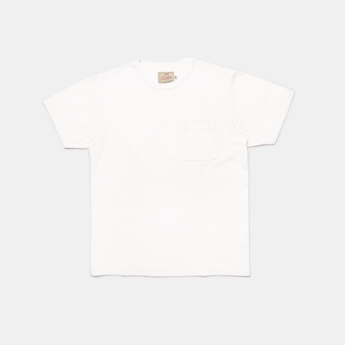 DE-TS01P-WHT - Dehen 1920 Heavy Duty Pocket T-Shirt - White – IRON
