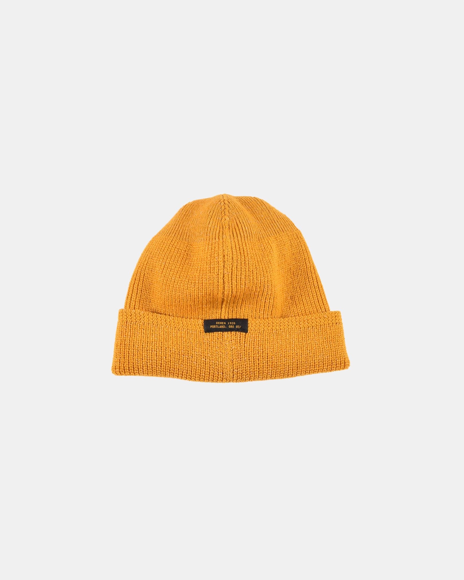 DE-WKC001-GOL - Dehen 1920 Wool Knit Watch Cap - Old Gold