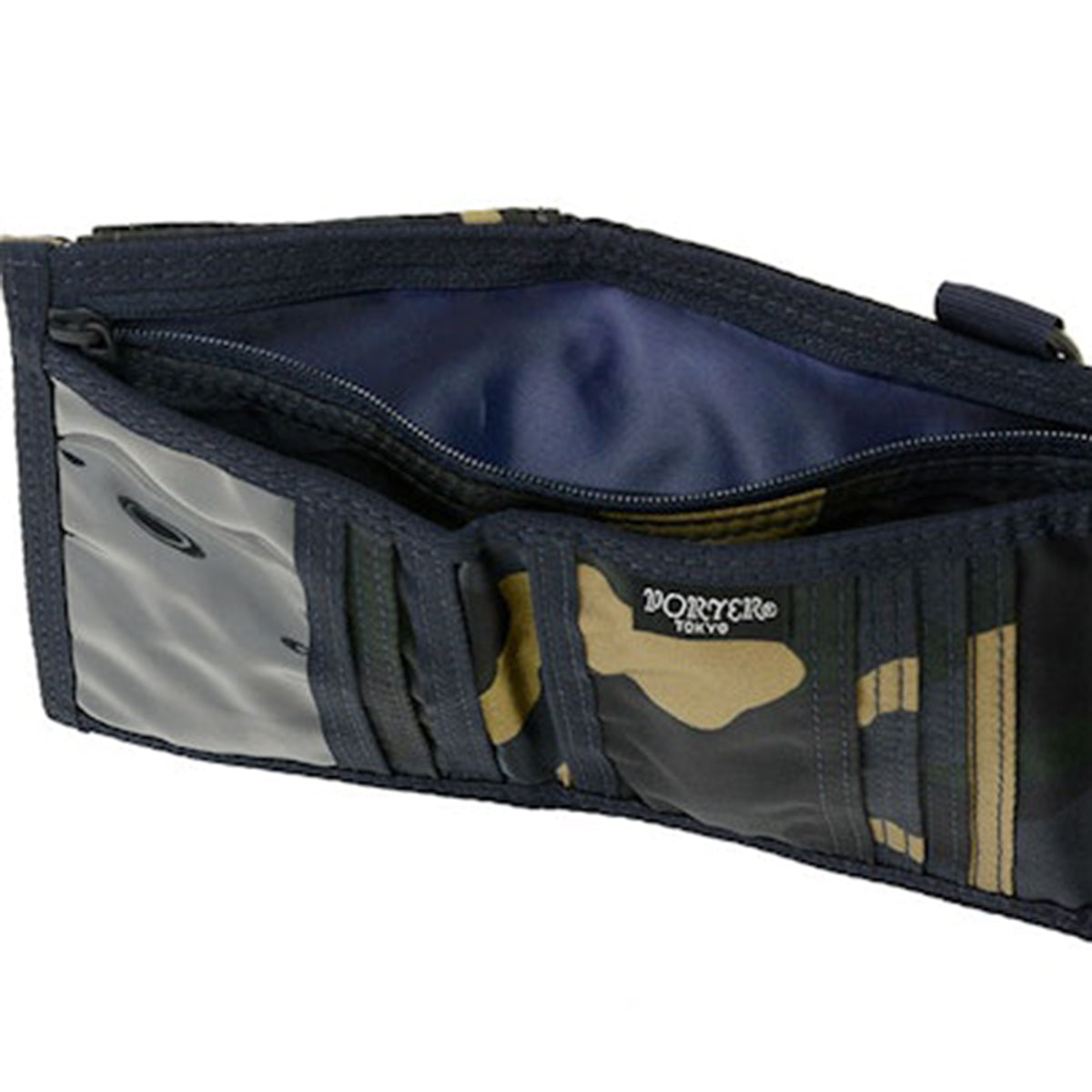 メンズ PORTER COUNTER SHADE Blue WALLET