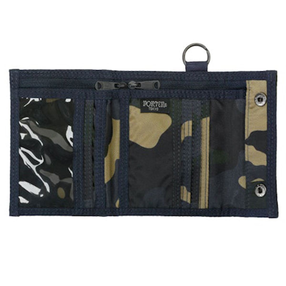 PO-COUNTER-WALLET-KHA - Porter-Yoshida & Co. COUNTER SHADE WALLET - Woodland Khaki