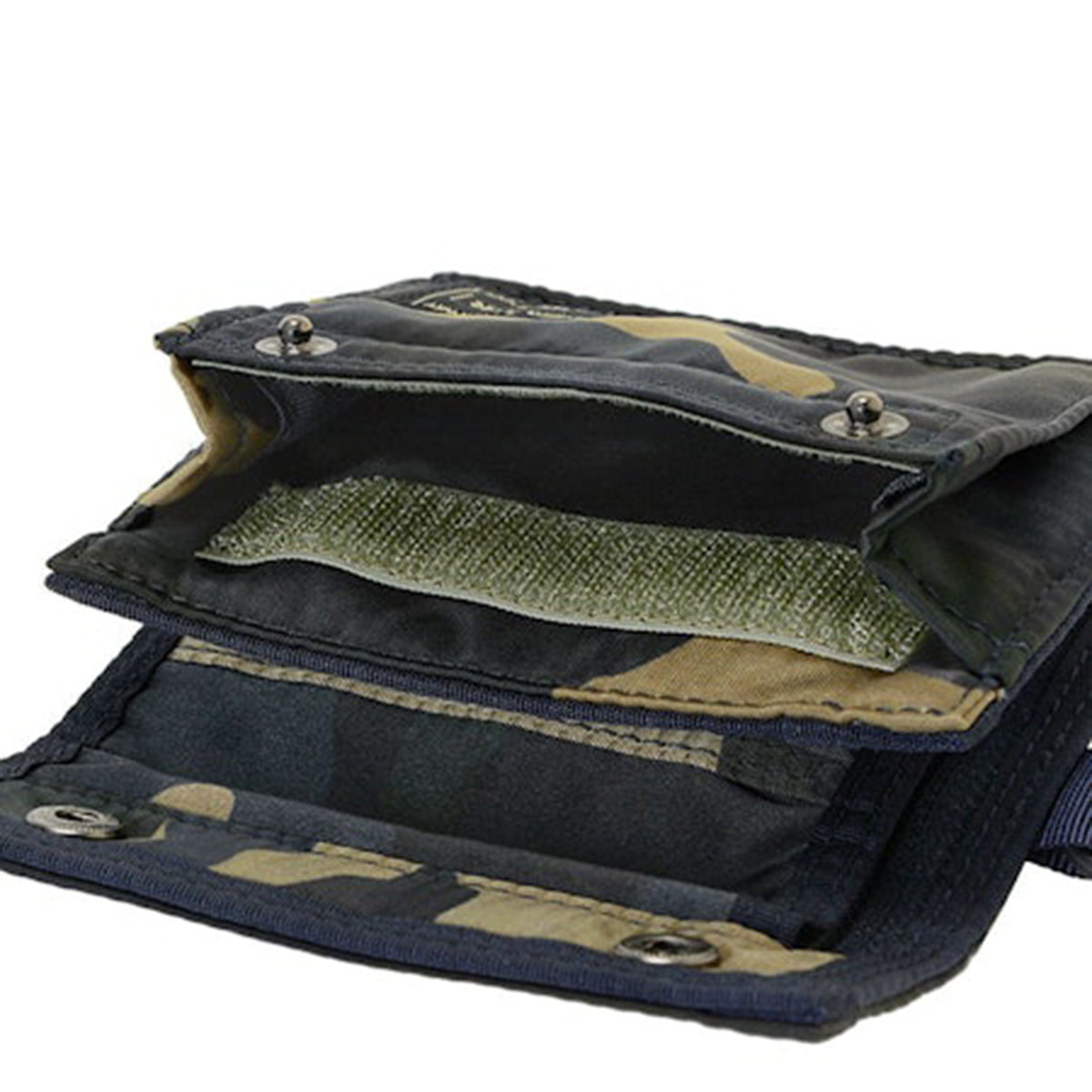 PO-COUNTER-WALLET-KHA - Porter-Yoshida & Co. COUNTER SHADE WALLET - Woodland Khaki