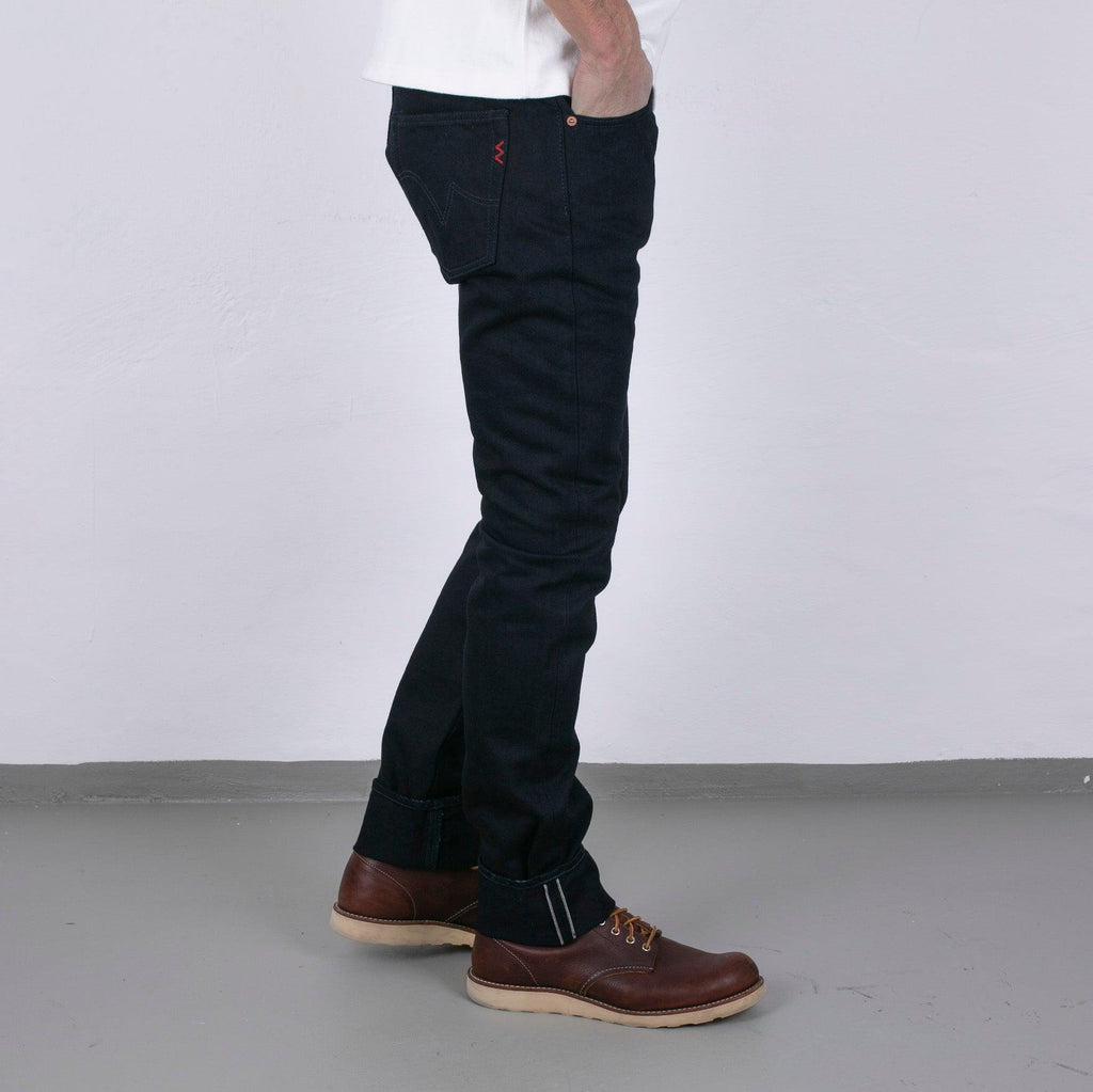 Image showing the IH-555S-14ii - 14oz Selvedge Denim Super Slim Cut Jeans - Indigo/Indigo which is a Jeans described by the following info 555, IHSALE_M23, Iron Heart, Jeans, Released, Slim and sold on the IRON HEART GERMANY online store