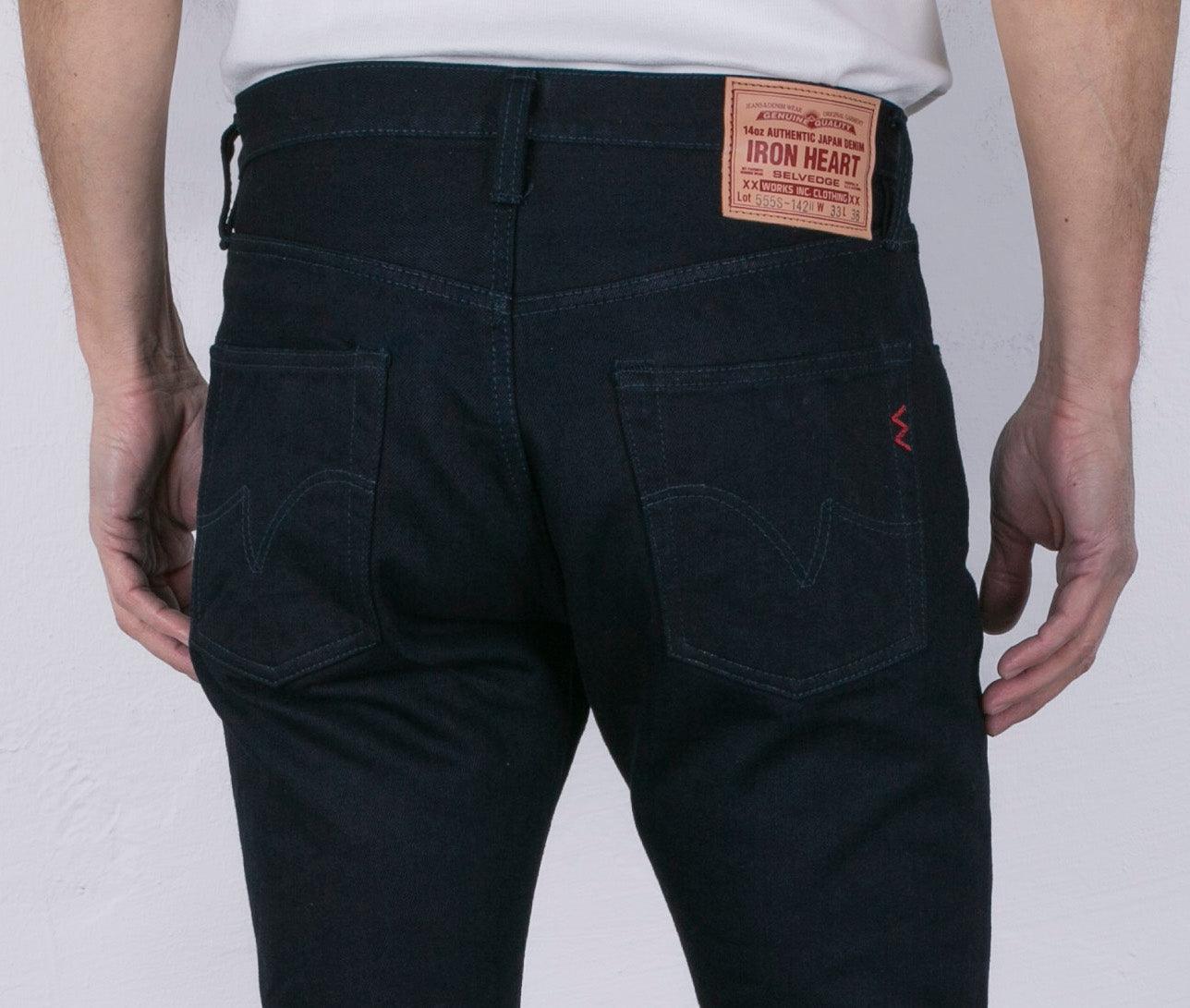 Indigo which is a Jeans described by the following info 555, IHSALE_M23, Iron Heart, Jeans, Released, Slim and sold on the IRON HEART GERMANY online store