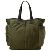 Image showing the Porter-Yoshida & Co - FORCE 2WAY TOTE BAG - Olive Drab which is a Bags described by the following info Accessories, Bags, Porter-Yoshida & Co. and sold on the IRON HEART GERMANY online store