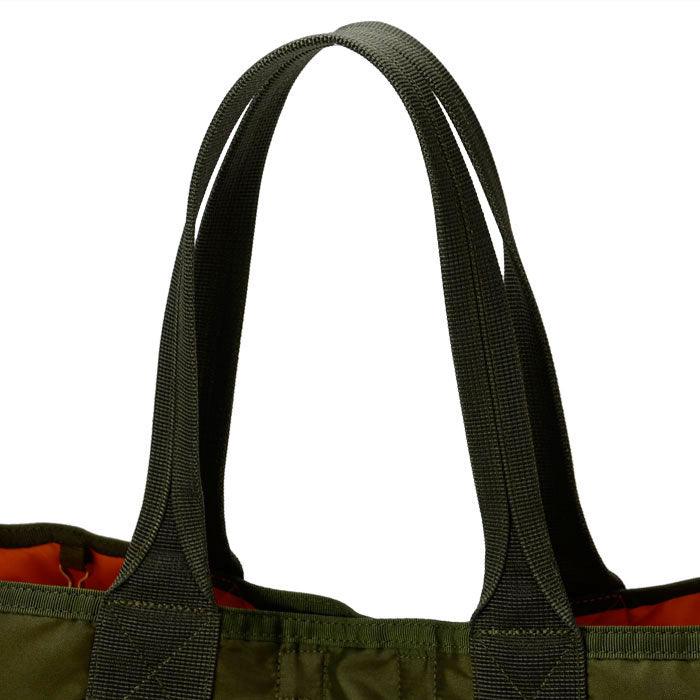 Image showing the Porter-Yoshida & Co - FORCE 2WAY TOTE BAG - Olive Drab which is a Bags described by the following info Accessories, Bags, Porter-Yoshida & Co. and sold on the IRON HEART GERMANY online store