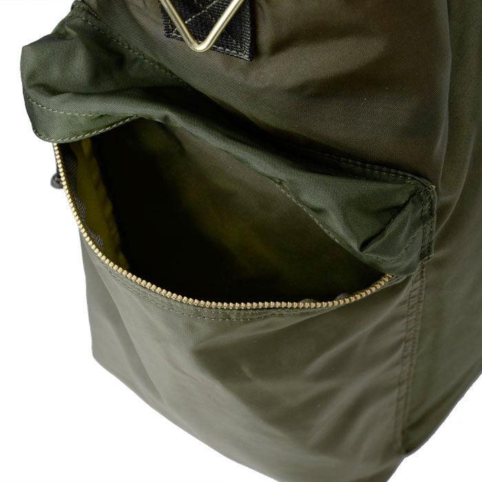 Image showing the Porter-Yoshida & Co - FORCE 2WAY TOTE BAG - Olive Drab which is a Bags described by the following info Accessories, Bags, Porter-Yoshida & Co. and sold on the IRON HEART GERMANY online store