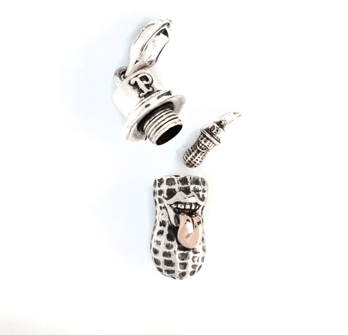 PE-X-LARGE-BERO-SILVER - Peanuts & Co X-LARGE BERO PEANUTS PENDANT