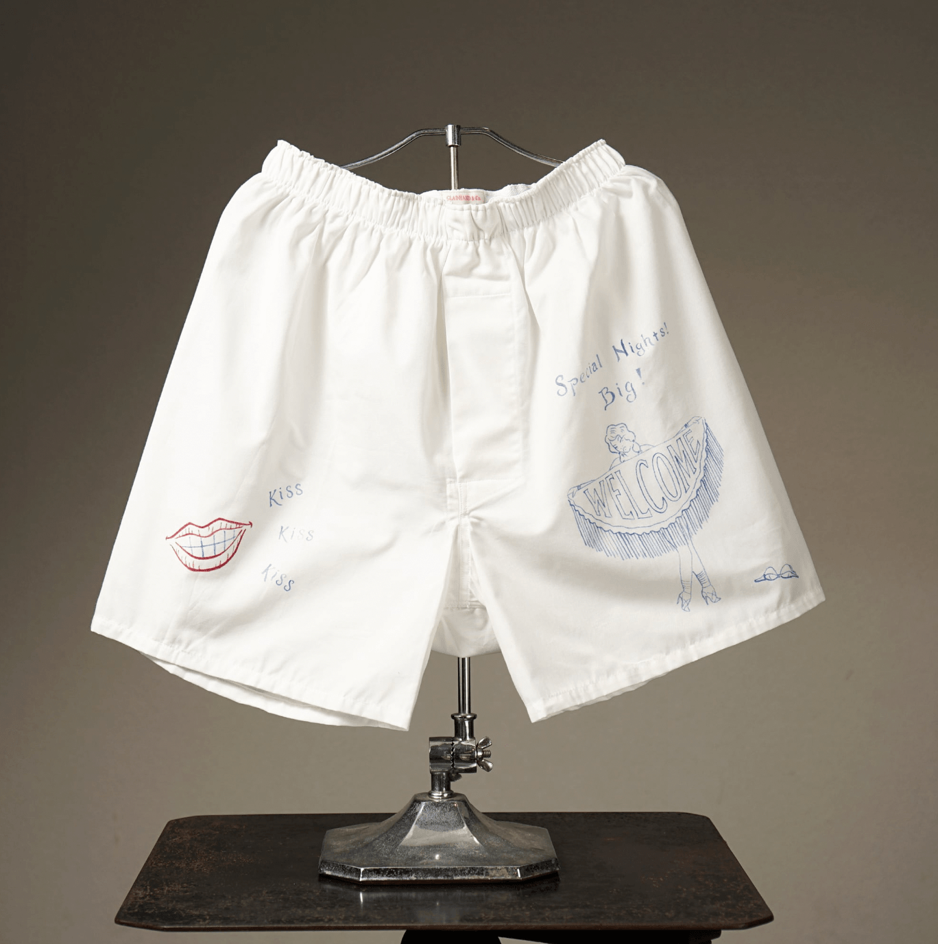 Peanuts & Co × GLADHAND & Co BOXER SHORTS "SPECIAL NIGHTS!" - White