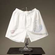 Peanuts & Co × GLADHAND & Co BOXER SHORTS "SPECIAL NIGHTS!" - White