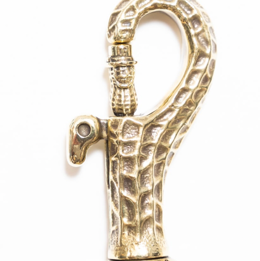 PE-PEANUTS-KEY-HOOK-BR - Peanuts & Co Peanuts Key Hook - Brass