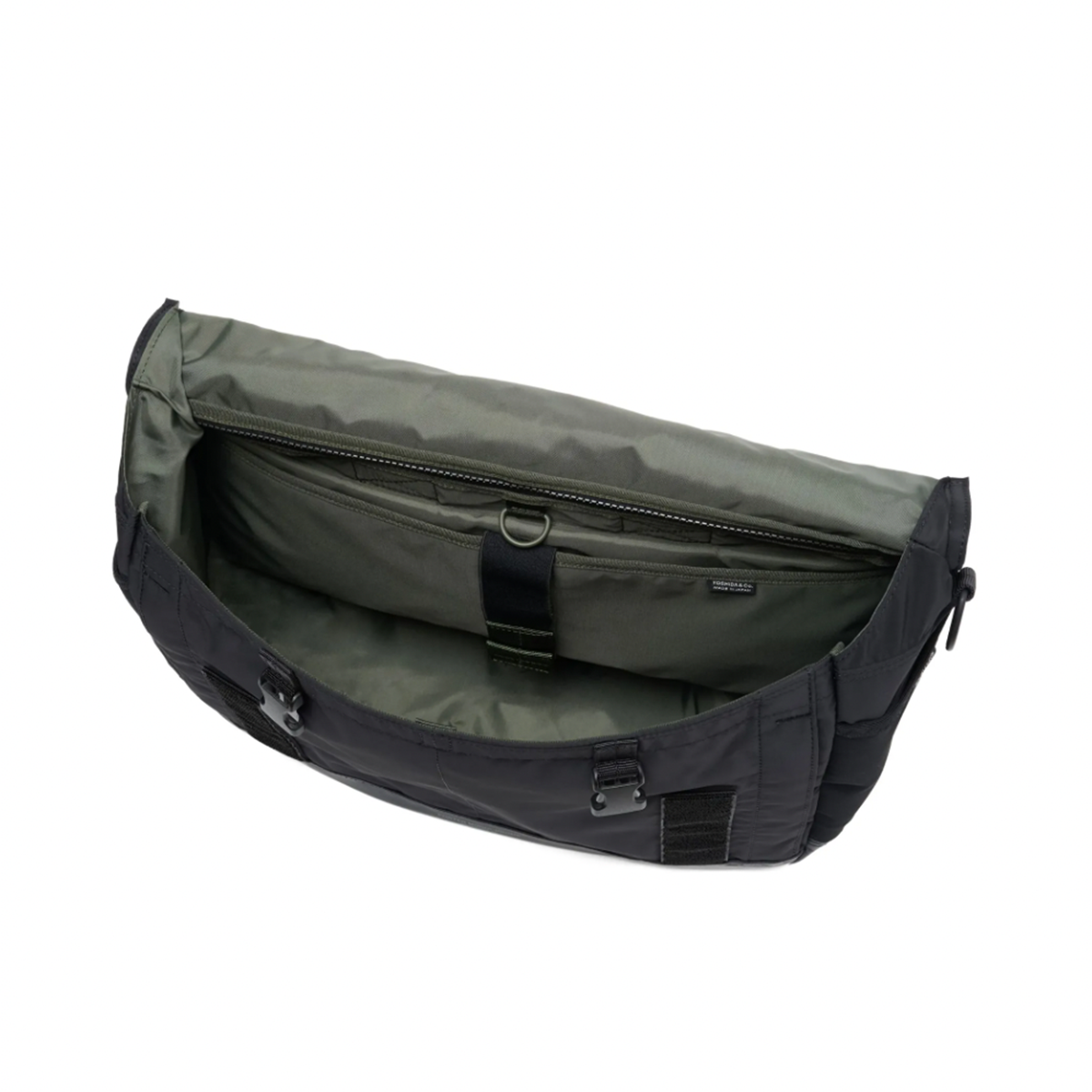 PO-MONO-MESSENGER-BLK - Porter-Yoshida & Co. MONOCHROME MESSENGER BAG - Black