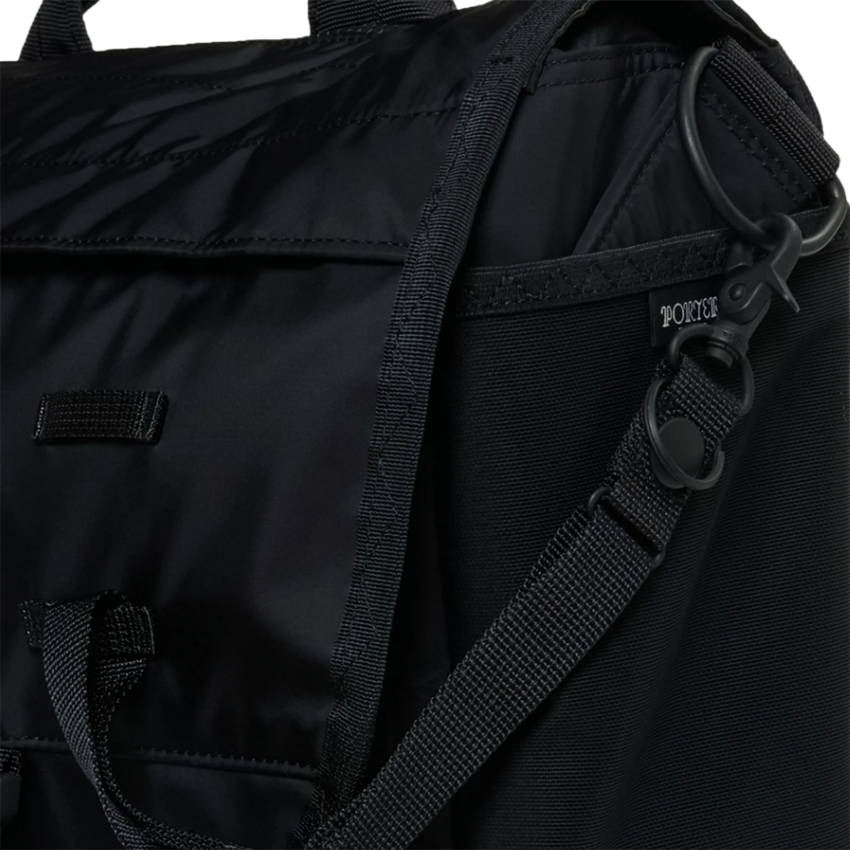 PO-MONO-MESSENGER-BLK - Porter-Yoshida & Co. MONOCHROME MESSENGER BAG - Black