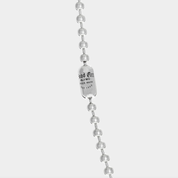 GA-POPLOCK-NECKLACE-A24-LO - GOOD ART HLYWD Poplock Necklace Good Art Logo/ A24' - Sterling Silver
