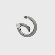 GA-SPRING-RING-GB-A - GOOD ART HLYWD Spring Ring Goosebumps A- Sterling Silver