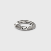 GA-SPRING-RING-GB-A - GOOD ART HLYWD Spring Ring Goosebumps A- Sterling Silver