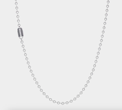GA-POPLOCK-A-NECKL-2A-GB - GOOD ART HLYWD Poplock A Necklace 2A Goosebumps - Sterling Silver
