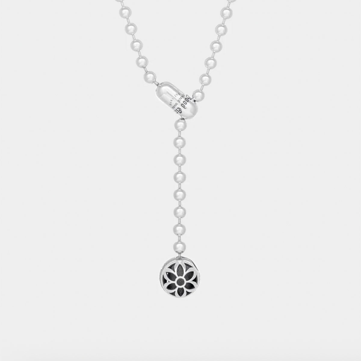 GA-FINBALL-PEN-B - GOOD ART HLYWD Finball Pendant B - Sterling Silver