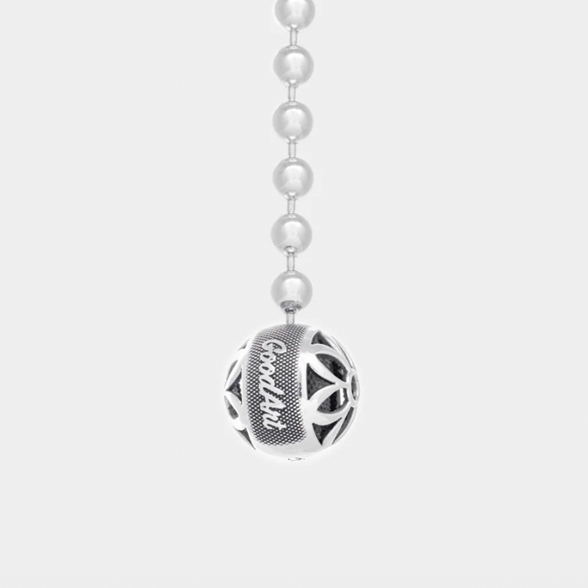 GA-FINBALL-PEN-B - GOOD ART HLYWD Finball Pendant B - Sterling Silver