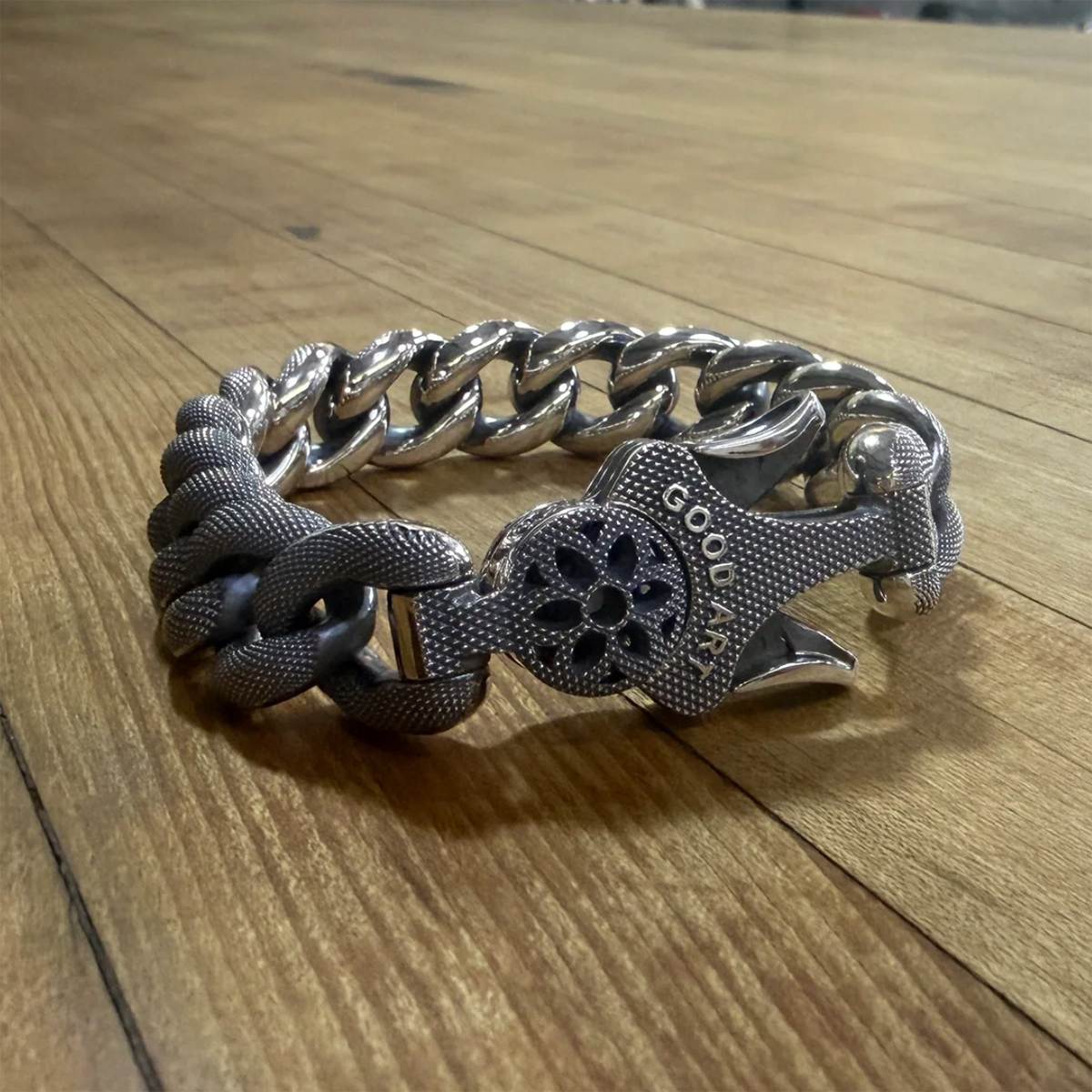 GA-MODEL-10-BRA-GB-B - GOOD ART HLYWD Model 10 Bracelet Goosebumps