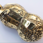 PE-BERO-TATTOO-LARGE-BRA - Peanuts & Co BERO TATTOO PEANUTS Pendant Large - Brass/ K10PG