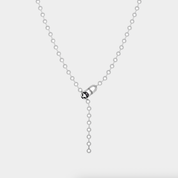 GA-POPLOCK-NECKLACE-A24-LO - GOOD ART HLYWD Poplock Necklace Good Art Logo/ A24' - Sterling Silver