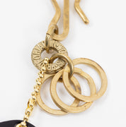 BRASS-W10 - Key Hook with Rings - Brass