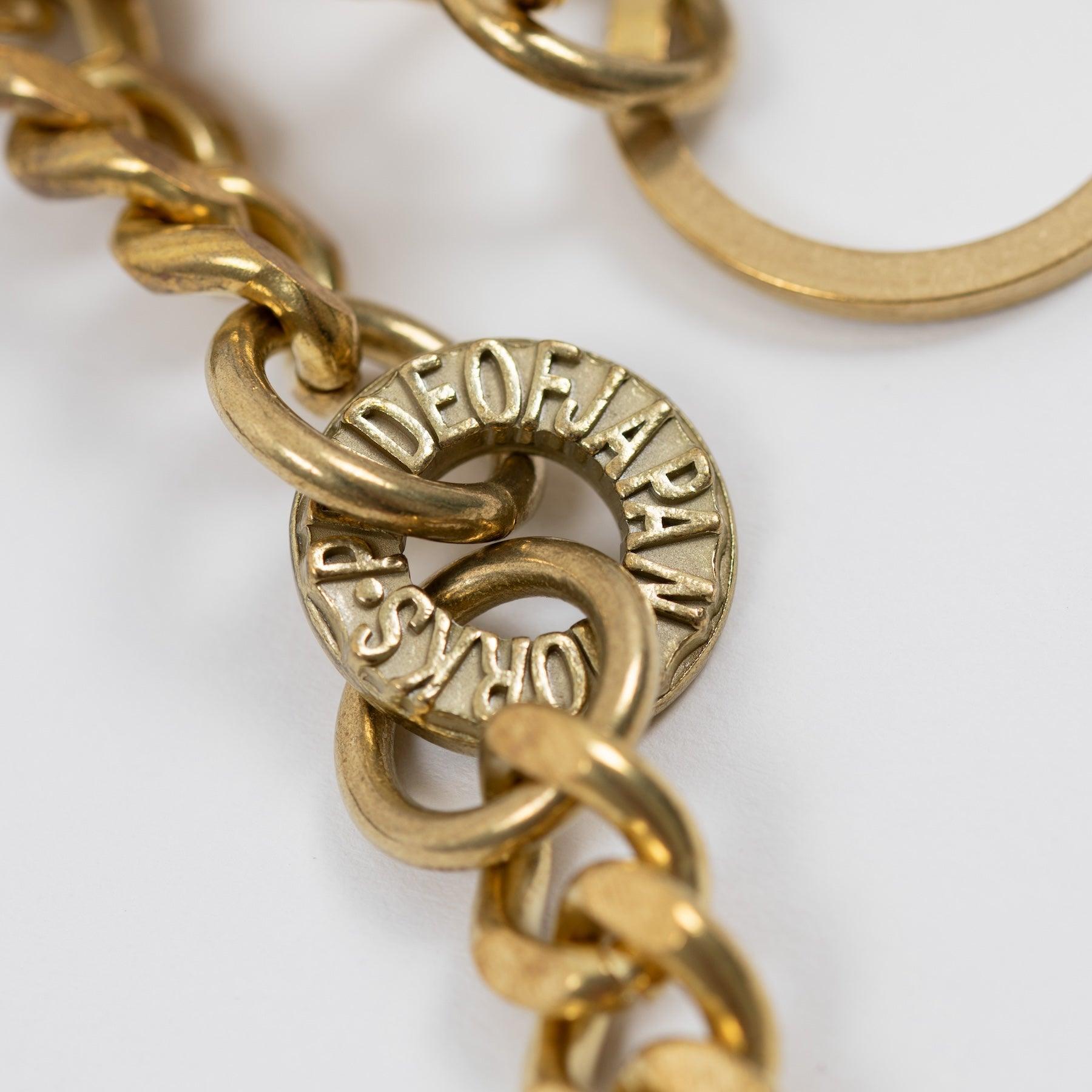 BRASS-W15 - Wallet Chain with Large Clip - Brass