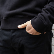 DE-HDC01-BLK - Dehen 1920 Heavy Duty Crew Sweatshirt - Black