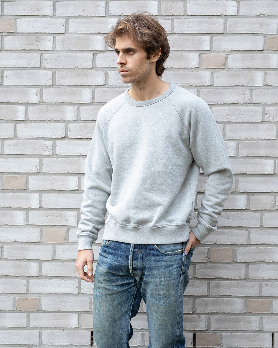 DE-HDC01-GRY - DEHEN 1920 Heavy Duty Crew Sweatshirt - Heather Grey