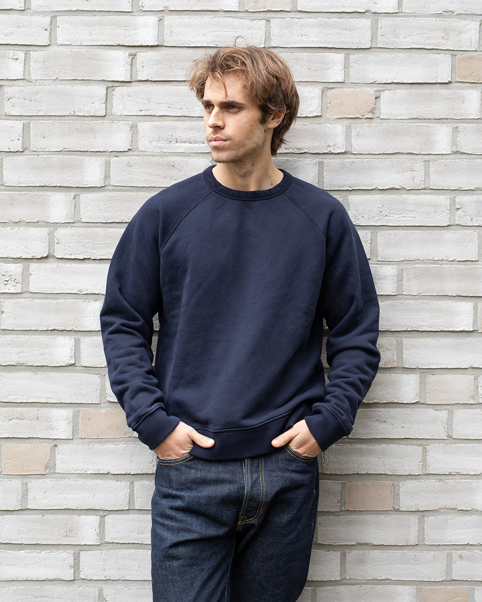 DE-HDC01-NAV - Dehen 1920 Heavy Duty Crew Sweatshirt - Navy