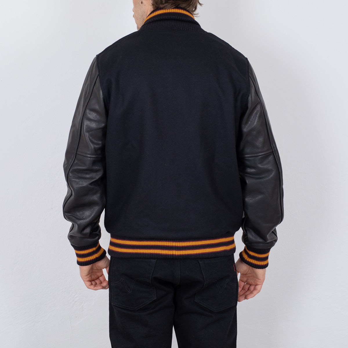 DE-JA002-BLK - Dehen 1920 x IH Germany Custom Varsity Jacket